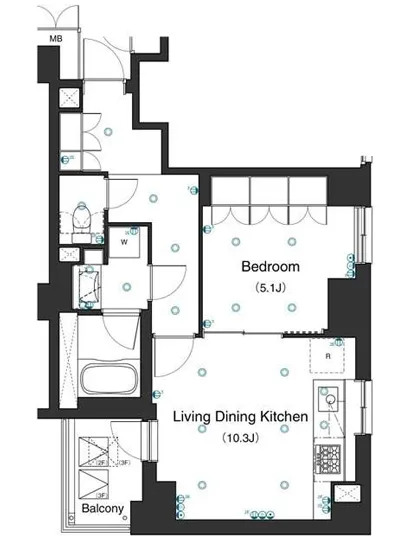 アパートメンツ不動前 303