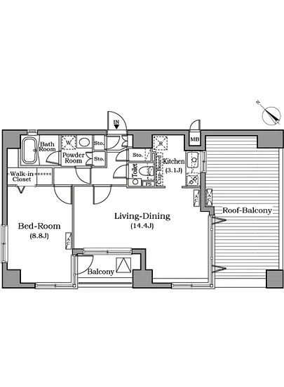 レジディア広尾南 1001