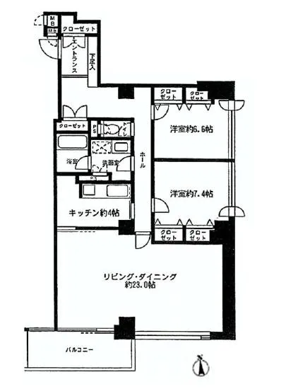 リバージュ品川 1402