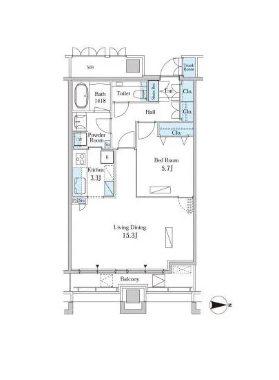 モメント汐留 1606