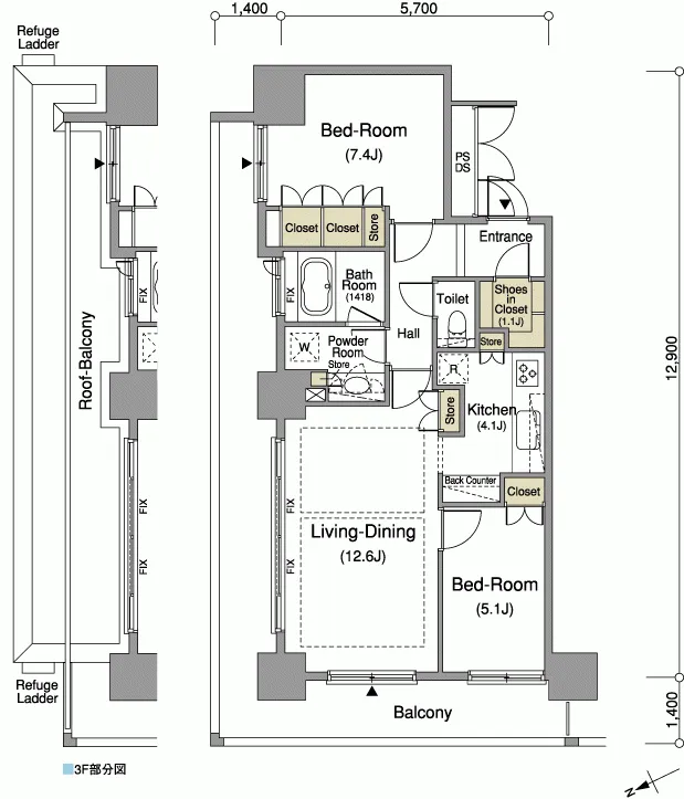 パークタワー芝浦ベイワード アーバンウイング 1908