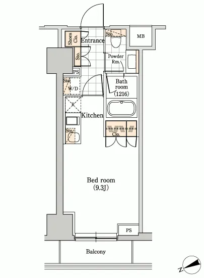 パークハビオ新橋 403