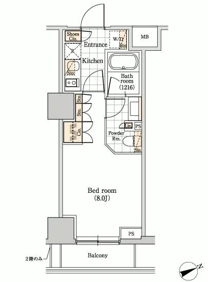 パークハビオ新橋 407