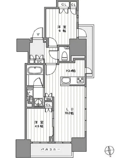 クラッシィスイート・ジオ東麻布 705