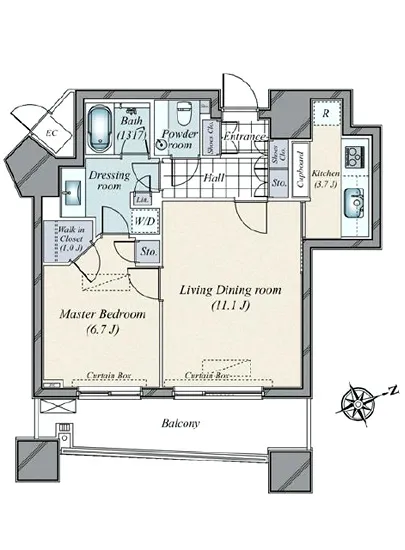 パークコート赤坂ザ・タワー 4F