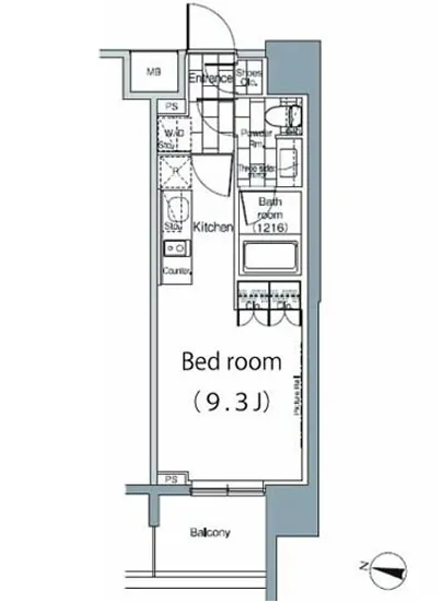 パークハビオ恵比寿 1207