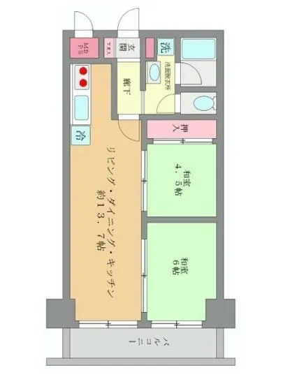 白金グランドハイツ 203