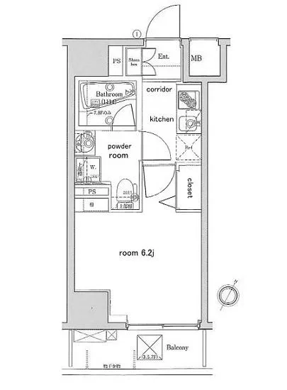プレミアムキューブ田町 604