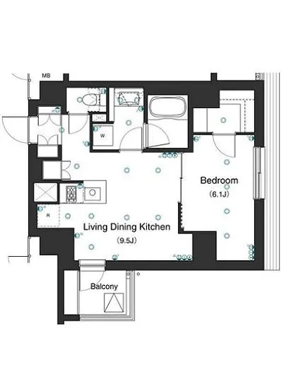 アパートメンツ不動前 405