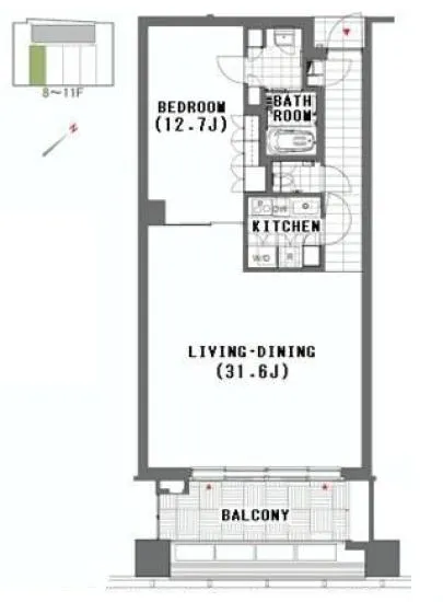 アークヒルズフロントタワーRoP 805