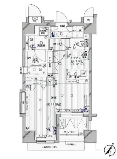 デュオ・スカーラ西麻布タワー セントラル 1001
