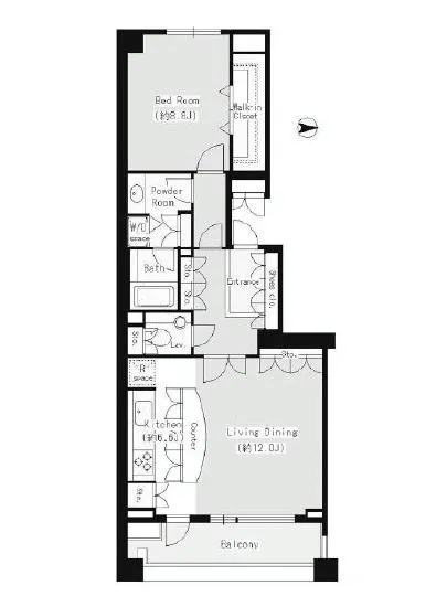 パークハウス麻布霞町 2F