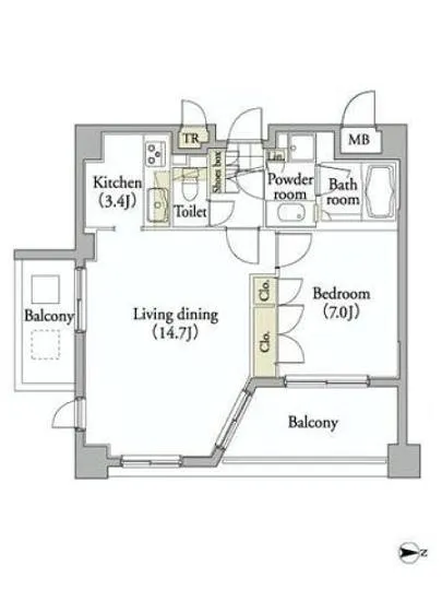 プラチナコート白金高輪 402