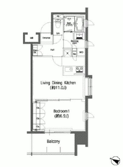 BPRレジデンス三田伊皿子坂 308