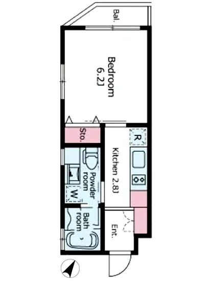 ヴィレッタ西麻布 202