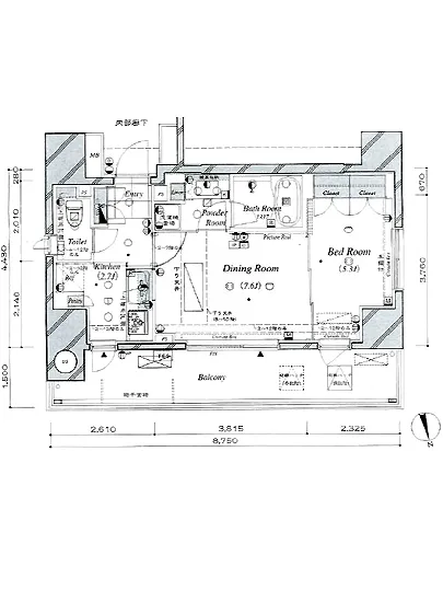 クオリア恵比寿パークフロント 1304