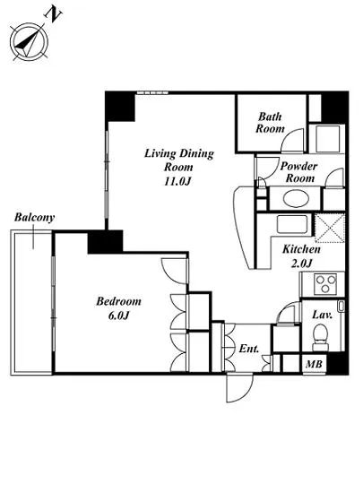 コートアネックス麻布永坂 204