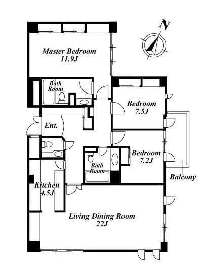 サンパレス南麻布 201