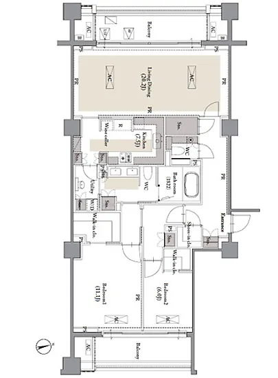 六本木プラシッド 304