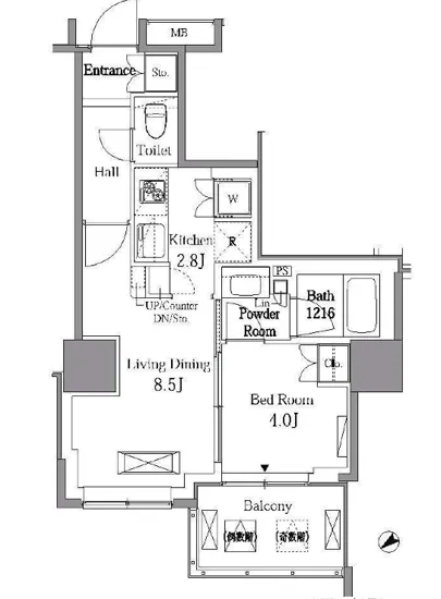 レジディアタワー目黒不動前 1701