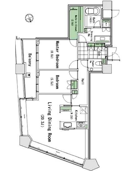 パークコート赤坂ザ・タワー 33F
