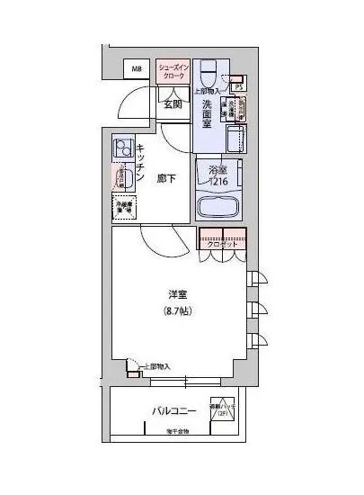 フレアージュ白金台 201