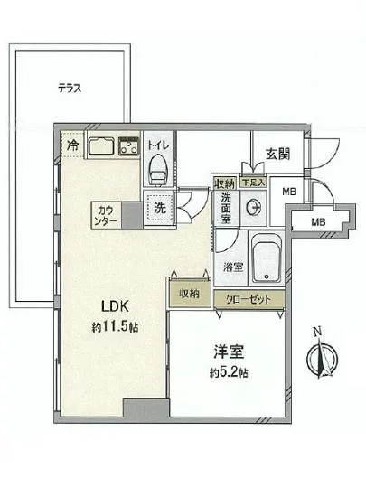 マンション麻布三の橋 13F