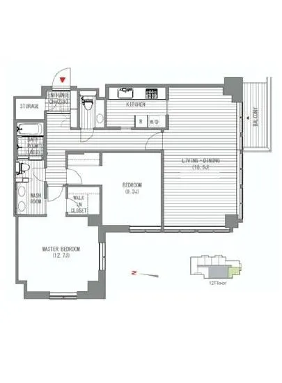 六本木ヒルズゲートタワーレジデンス 1208