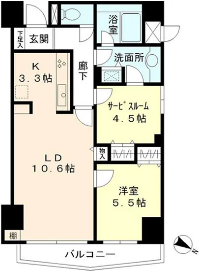 ウヴラージュ広尾 404