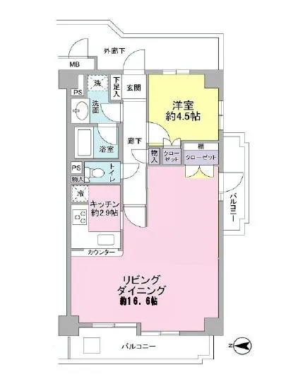 藤和シティスクエア三田ノースウィング 705