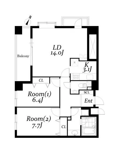 白金台アパートメント 604
