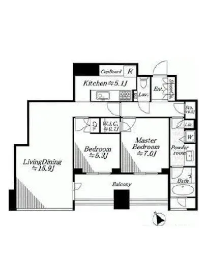 シティタワー麻布十番 1505