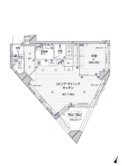 プラチナコート南麻布 801