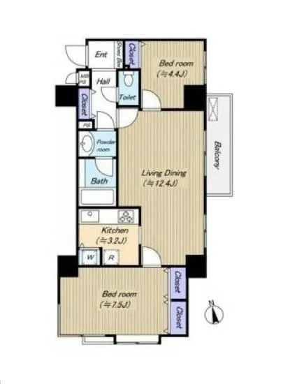 日神パレステージ西麻布 1404