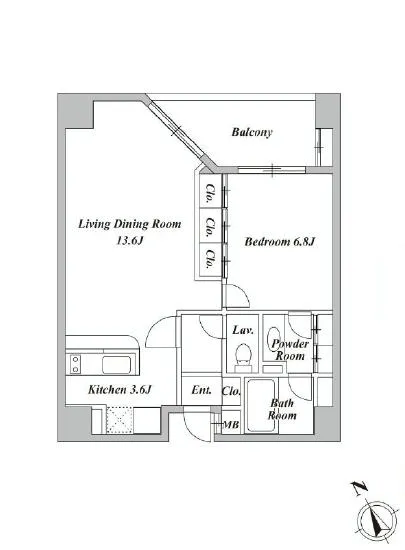 レガーロ赤坂 3F