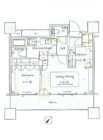 ザ・ヒルトップタワー高輪台 507