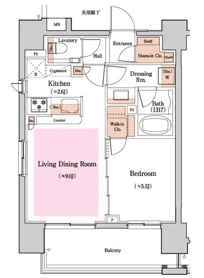 クラッシィスイート赤坂 504
