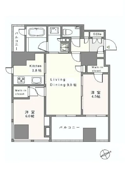 インプレストタワー芝浦エアレジデンス 1004