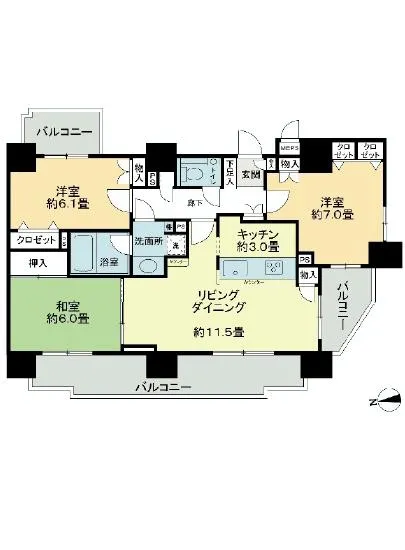 ライオンズマンション白金台 1503