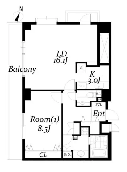 白金台アパートメント 704