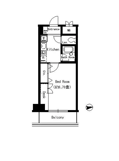 協和高輪マンション 702