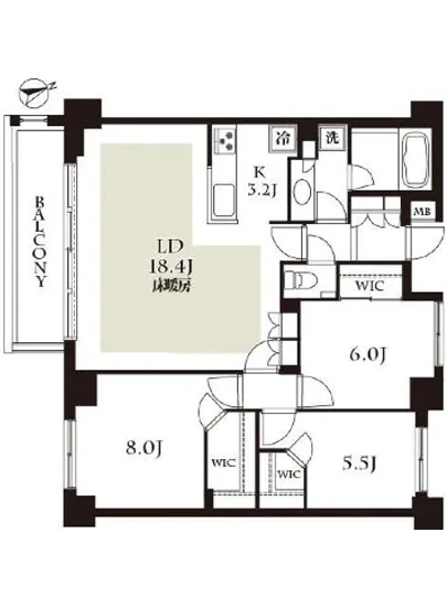 オープンレジデンシア広尾I 1F