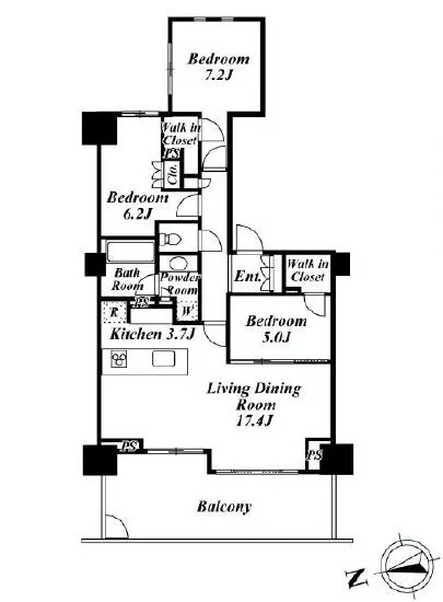 ブランズ麻布狸穴町 1F