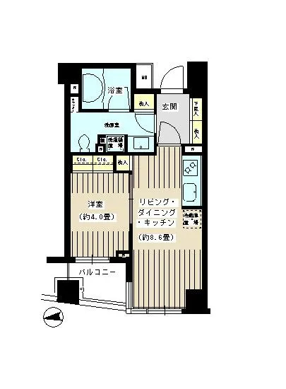 パークホームズ六本木乃木坂アーバンレジデンス 206