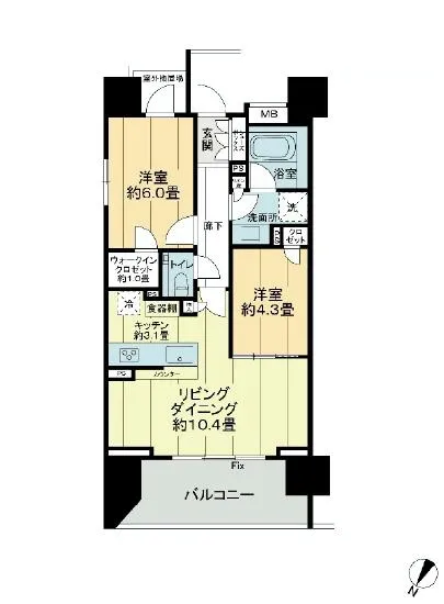 ザ・パークハウス赤坂レジデンス 1305