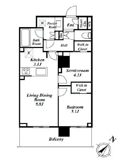 ルフォン白金台ザ・タワーレジデンス 8F