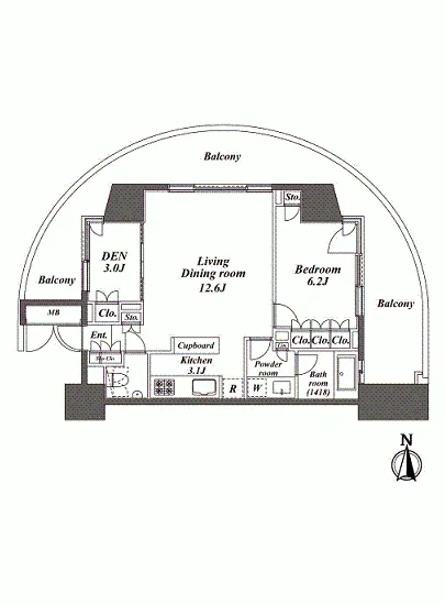 レジディア芝浦KAIGAN 506