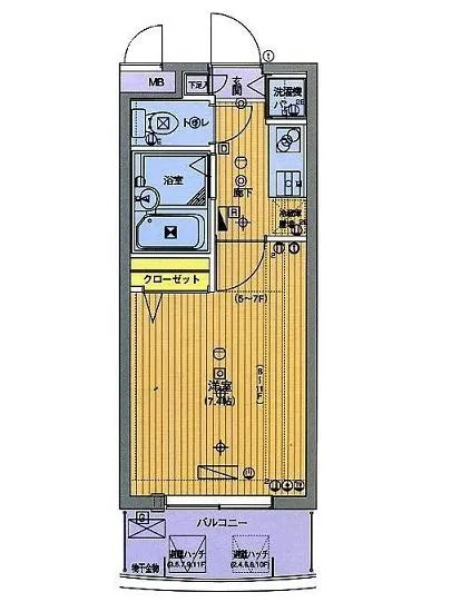 ガラシティ田町 1102