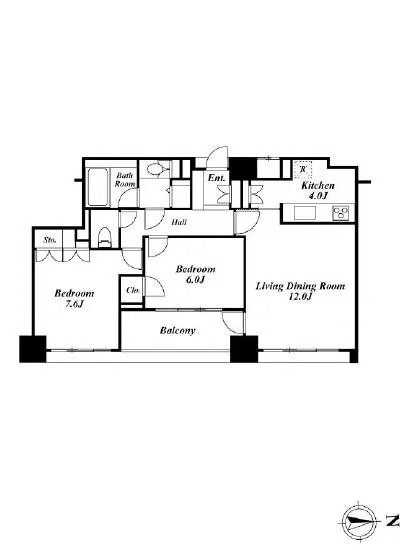 ファミールグラン西麻布パークアベニュー 9階
