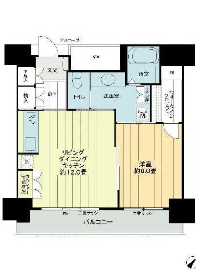 カテリーナ三田タワースイート　ウエストアーク 403